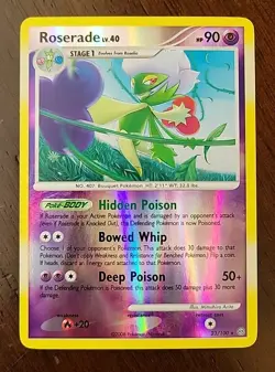 NM! Roserade Stormfront Reverse Holo 23/100 Pokemon Card - Image 1