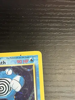 Pokemon TCG Poliwrath 015/130 Base Set 2 Holo Rare Card Vintage WOTC 1999 MP - Image 4