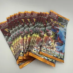 Pokemon ANCIENT ROAR Scarlet Violet Factory Sealed Booster Pack Lot (12) - THAI - Image 1