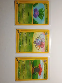 Vileplume 69/165 Gloom 78/165 Oddish 122/165 Expedition Pokemon E Series Card 3x - Image 1