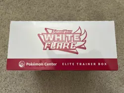 Pokemon Center White Flare Elite Trainer Box ETB Brand New Sealed - Image 3