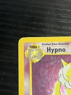 Pokemon TCG Hypno 8/62 Fossil Unlimited Holo Vintage Rare Card WOTC 1999 MP - Image 3