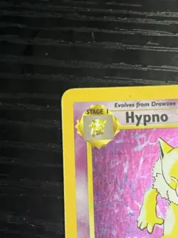 Pokemon TCG Hypno 8/62 Fossil Unlimited Holo Vintage Rare Card WOTC 1999 MP - Image 3
