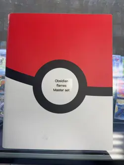 Pokemon Obsidian Flames Complete Master Set Pack Fresh All Sleeved With Binder - Image 1