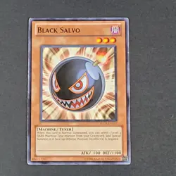 Yugioh TCG - Black Salvo - TU05-EN015 - LP - Unlimited Ed- Common - Dark - 2011 - Image 2