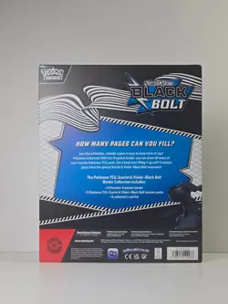 Pokemon TCG Scarlet & Violet Black Bolt Binder Collection NEW/Factory Sealed - Image 4