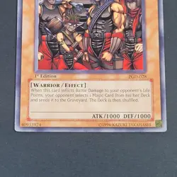Yugioh TCG - Dark Scorpion Burglars - PGD-028 - LP/NM - 1st Common Monster 2003 - Image 3