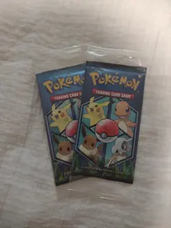 Pokemon Sealed General Mills Let's Go Kanto 3 Cards Booster Pack Promo 2019 (2) - Image 1