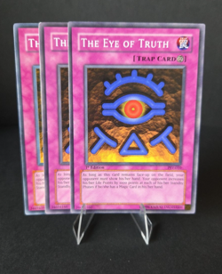 x3 Playset The Eye of Truth Mixed Sets PSV DB1 Near Mint Common YuGiOh! Trap - Image 1