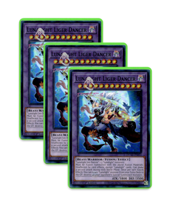 Yugioh! Lunalight Liger Dancer DUAD-EN030 (SR) 1st Ed 3x "Lunalight Support" - Image 1