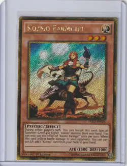 Yugioh PGL3-EN024 Kozmo Farmgirl - Gold Secret Rare 1st Edition - Image 1