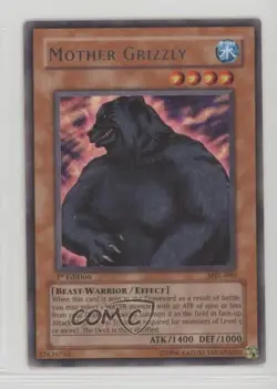 Mother Grizzly Unlimited YuGiOh Magic Ruler Booster #MRL-090 2002 - Image 1