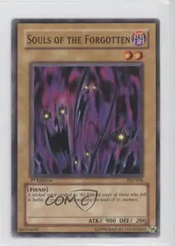 Souls of the Forgotten 1st Ed. YuGiOh Pharaoh's Servant #PSV-098 2002 - Image 1