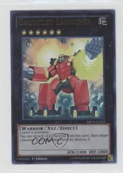 Gauntlet Launcher (SR) 1st Ed. YuGiOh Mega-Tins Mega Pack #MP14-EN025 - Image 1