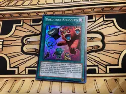 Obedience Schooled LVAL-EN088 1st Super Rare NM Yugioh Card - Image 1