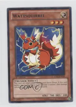 Wattsquirrel 1st Ed. YuGiOh Starstrike Blast #STBL-EN029 2010 - Image 1