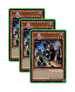 Yugioh! Morgana the Witch of Eyes DUAD-EN026 (Super Rare) 1st Ed 3x - Image 1
