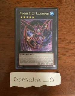 Yugioh Number C103: Ragnafinity PRIO-EN043 Unlimited Rare NM/VLP - Image 1