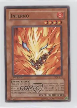 Inferno 1st Ed. YuGiOh Invasion of Chaos #IOC-019 2004 - Image 1