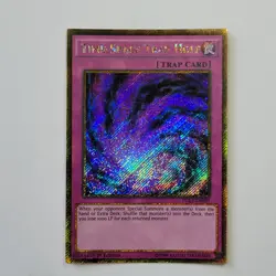 Yugioh - Time-Space Trap Hole - PGL3-EN039 - NM - 1st Gold Secret Rare Holo 2016 - Image 3