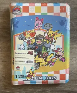 INHAND/FAST 2025 Pokemon World Championships 9 Sleeve Card Binder Anaheim Worlds - Image 1