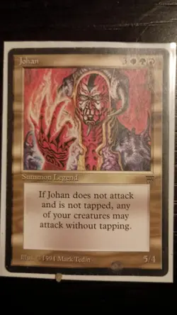 Magic the Gathering Johan Card 1995 Legend Edition NM - Image 1