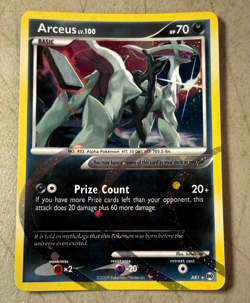 Arceus AR1 Holo - Platinum Arceus Promo Pokemon NM- Card - Image 1