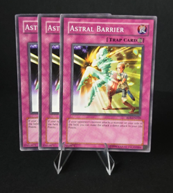 Yu-Gi-Oh! x3 Playset Astral Barrier Common Trap Card RDS-EN059 NM - Image 1