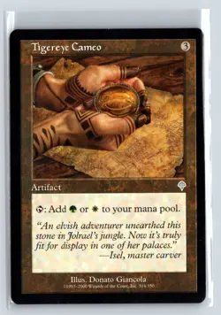 Tigereye Cameo Invasion Uncommon - MTG Magic the Gathering Card - Image 1