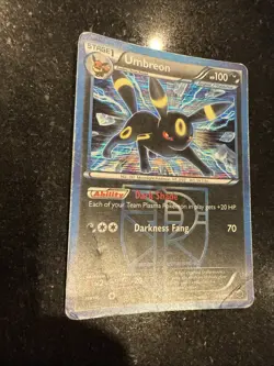 Umbreon 64/116, Black & White, Plasma Freeze, Regular RARE, Pokemon TCG Card, NM - Image 3