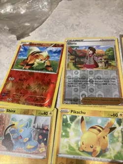 Pokemon Reverse Hollow Card Lot 12 Cards - Image 2