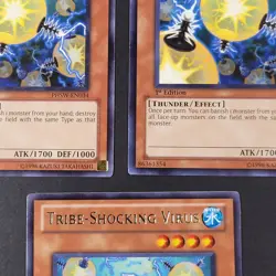 Yugioh TCG - 3x Tribe Shocking Virus - PHSW-EN034 - NM/LP - 1st Ed - Rare - 2011 - Image 3