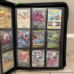 Pokemon Card Binder Collection Lot Charizard ex, dialga ex, V And Ex + More - Image 5