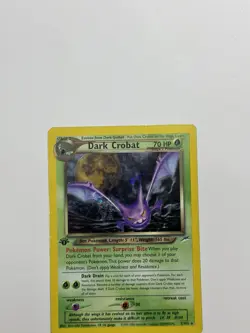 Pokemon Dark Crobat TCG Neo Destiny Holo Card 2/105 1st Edition - Image 4