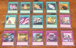 Yugioh TCG 1st Edition Card Lot of 15 Spell & Trap Cards Base Modern - Image 1