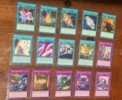 Yugioh TCG 1st Edition Card Lot of 15 Spell & Trap Cards Base Modern - Image 2
