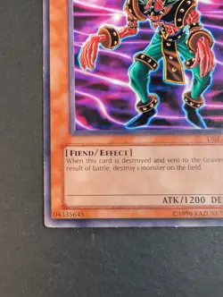 Yugioh TCG -1x Newdoria - DR1-EN005 - LP - Rare - Unlimited - 2005 - Fiend - Image 3