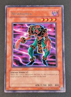 Yugioh TCG -1x Newdoria - DR1-EN005 - LP - Rare - Unlimited - 2005 - Fiend - Image 1
