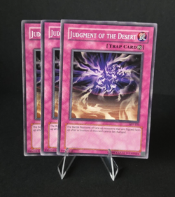 Yu-Gi-Oh! x3 Playset Judgement Of The Desert Common Trap Card Mixed Set AST DR2 - Image 1