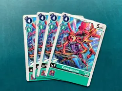 Kuwagamon BT14-045 Playset Blast Ace Digimon Card Game x4 - Image 1