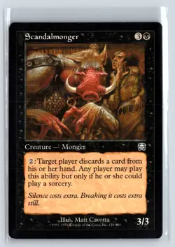 Scandalmonger - Mercadian Masques - MTG Magic the Gathering Card - Image 1