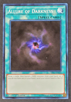 Yugioh TCG - Allure of Darkness - SR06-EN024 - 1st Ed - NM - Common Spell - 2018 - Image 1