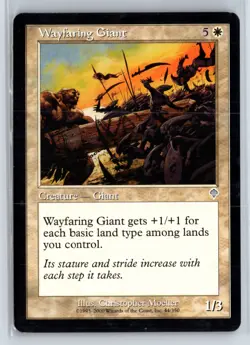 Wayfaring Giant Invasion Uncommon - MTG Magic the Gathering Card - Image 1