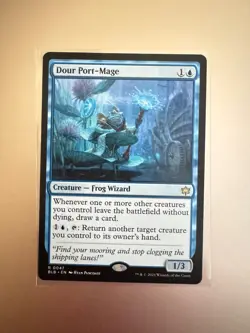 MTG Dour Port-Mage BLB 47 Nonfoil R Near Mint - Image 1
