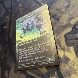 Torgal A Fine Hound (Borderless) Final Fantasy Foil MTG Magic The Gathering MINT - Image 3
