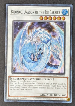 Yugioh TCG - 1x Brionac Dragon of the Ice Barrier - SDFC-EN043 - NM - 1st - 2021 - Image 1