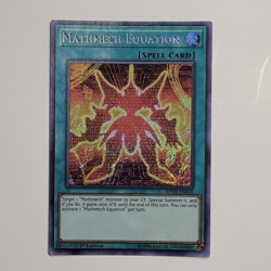 Yugioh TCG - 1x Mathmech Equation - MYFI-EN010 - VLP - Secret Rare - 1st - 2019 - Image 2