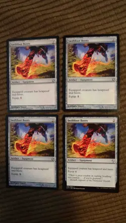 Magic: the Gathering / MtG Swiftfoot Boots x4 Mixed Sets - Image 1