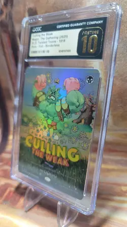 MTG Culling the Weak #1818 🌈Foil SLD Twisted Toons CGC 10 Pristine Pop 1 - Image 4