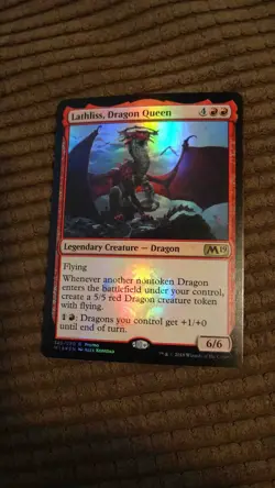 Magic: the Gathering / MtG Foil Lathliss, Dragon Queen x1 Promo - Image 1